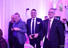 Every one was having fun. On this picture, Johan Huisman, Kees Evenleens, Kamrani, and Cor Bremmer. 